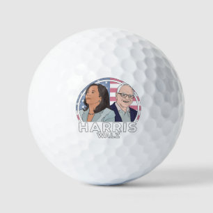 Harris Walz Golfball