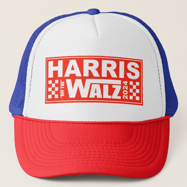 Harris / Walz Hat Truckerkappe (Vorderseite)