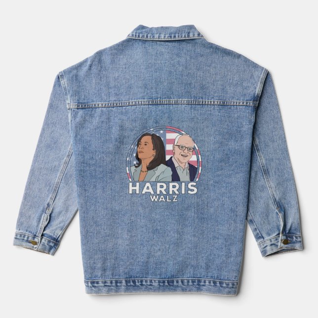 Harris Walz Jeansjacke (Rückseite)
