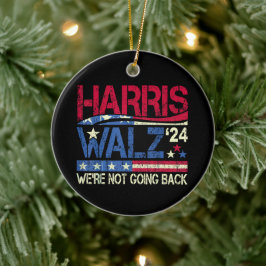 Harris Walz Kamala Harris 2024 Tim Walz Keramik Ornament