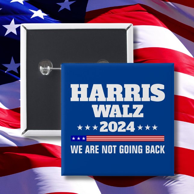 Harris Walz Kampagne 2024 Button (Von Creator hochgeladen)