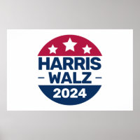 Harris Walz Kampagne 2024 für Präsident Patriotic