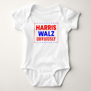 Harris Walz Offensichtlich Kamala Harris für Präsi Baby Strampler