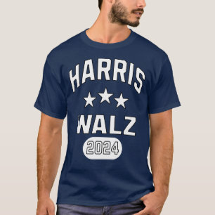 Harris Walz Patriotic Uni Style Preppy T-Shirt