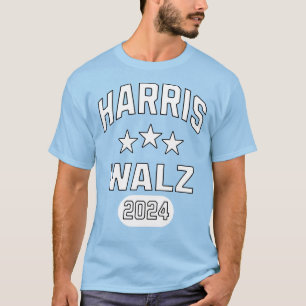 Harris Walz Patriotic Uni Style Preppy T-Shirt
