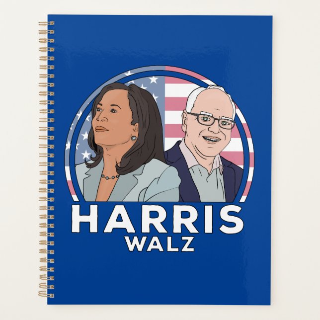 Harris Walz Planer (Vorderseite)