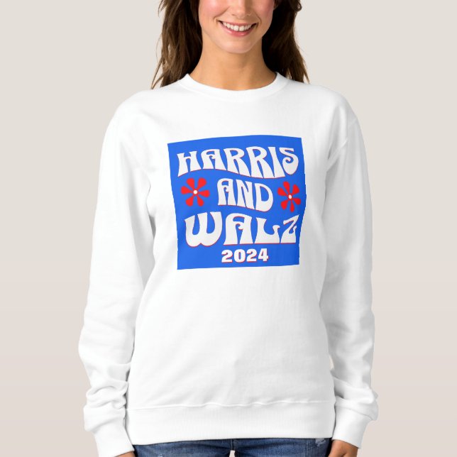 Harris & Walz Retro Sweatshirt (Vorderseite)