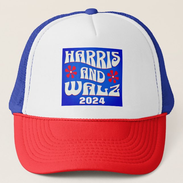 Harris & Walz Retro Truckerkappe (Vorderseite)