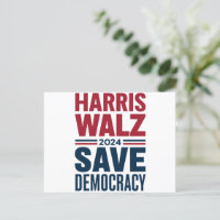 Harris Walz Rette Demokratie
