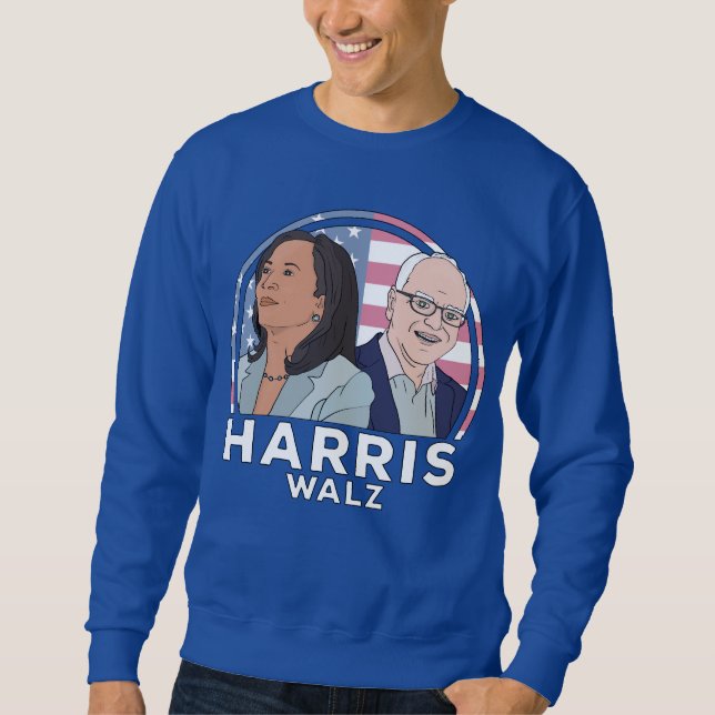 Harris Walz Sweatshirt (Vorderseite)