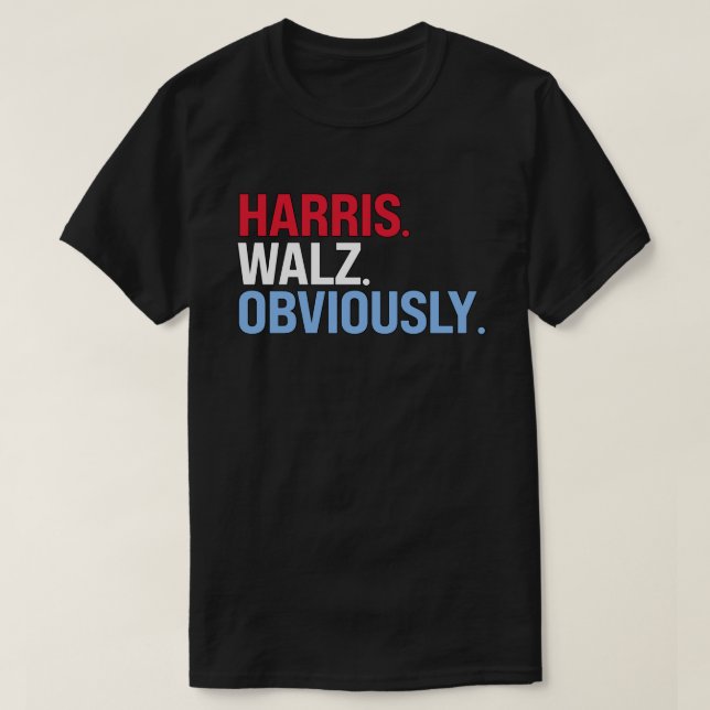 Harris Walz T-Shirt (Design vorne)