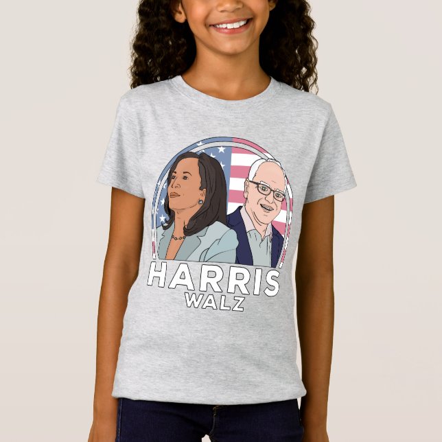 Harris Walz T-Shirt (Vorderseite)
