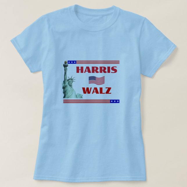 HARRIS WALZ T-Shirt zur Wahl (Design vorne)