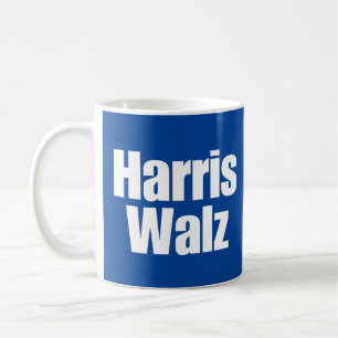 Harris Walz Text Kaffeetasse