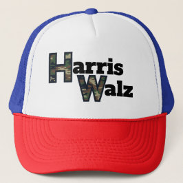 Harris Walz Trucker Hat Truckerkappe