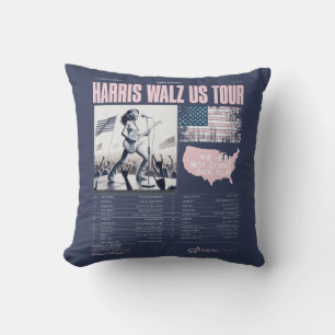 Harris Walz US-Tour Kamala Gewinnt Amtseinführung Kissen