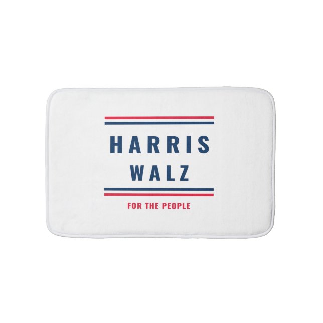 HARRIS WALZ - WAHL 2024 BADEMATTE (Vorderseite)