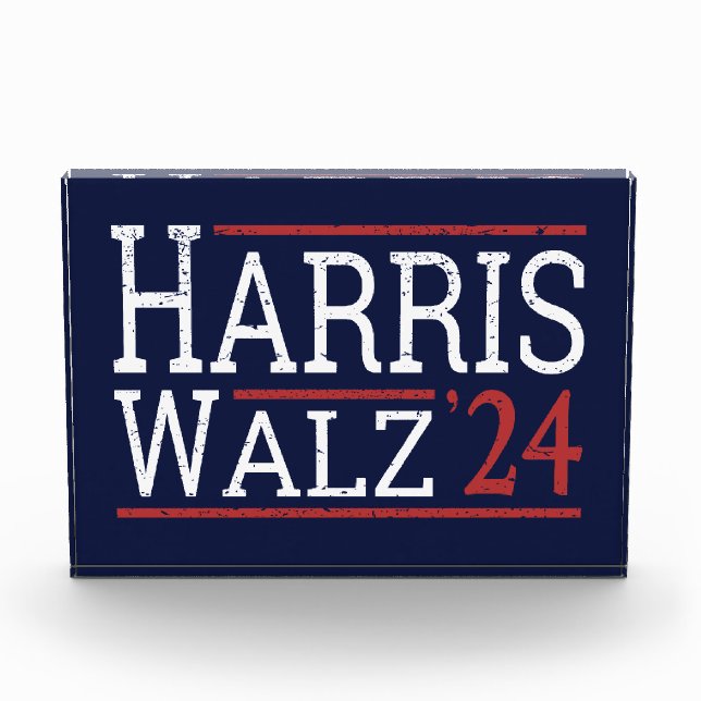 Harris Walz Wahl 2024 I Fotoblock (Vorderseite)