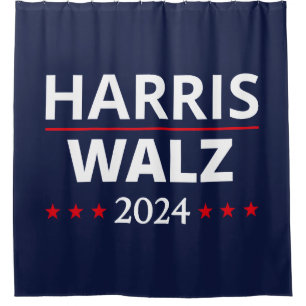 Harris Walz Wahl 2024 III Duschvorhang