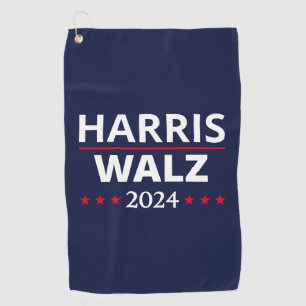 Harris Walz Wahl 2024 III Golfhandtuch