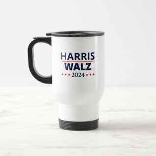 Harris Walz Wahl 2024 III Reisebecher