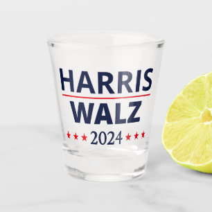 Harris Walz Wahl 2024 III Schnapsglas