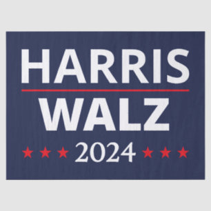 Harris Walz Wahl 2024 III Seidenpapier