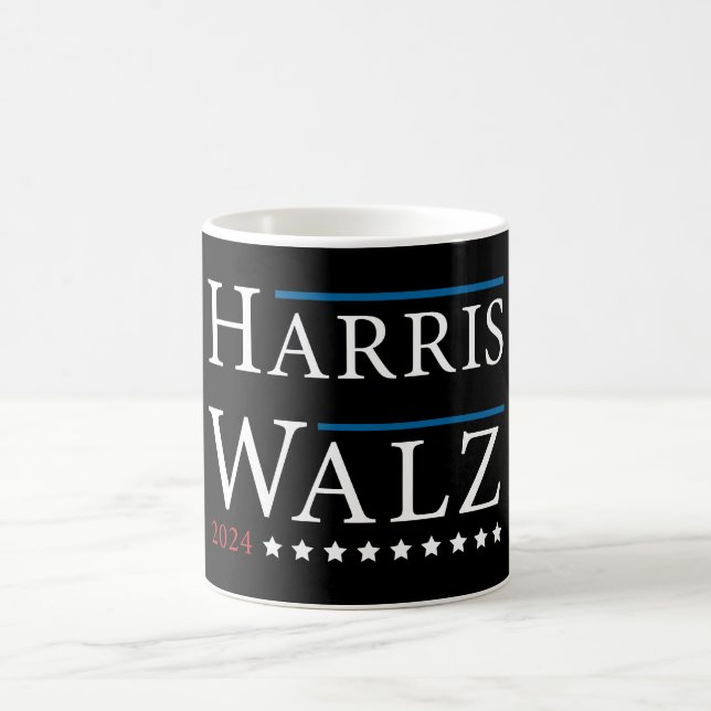 Harris Walz Wahl 2024 Kaffeetasse (Mittel)