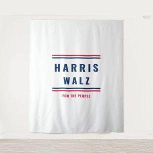 HARRIS WALZ - WAHL 2024 WANDTEPPICH