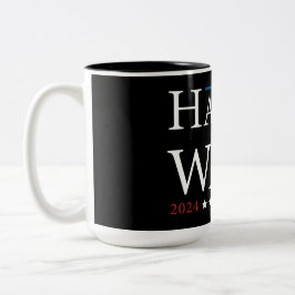 Harris Walz Wahl 2024 Zweifarbige Tasse