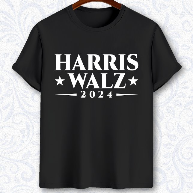 Harris Walz Wahldemokrat 2024 T-Shirt (Von Creator hochgeladen)