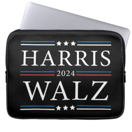 Harris Walz Wahlen 2024 Laptopschutzhülle