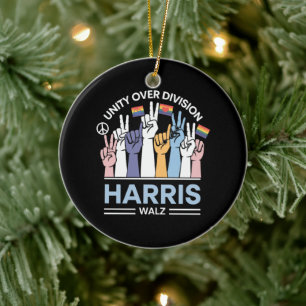 Harris Walz Waltz 2024 Einheitsabteilung Keramik Ornament