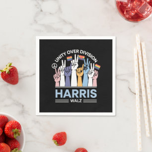 Harris Walz Waltz 2024 Einheitsabteilung Serviette