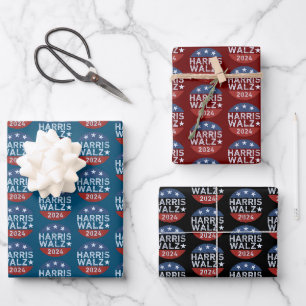 Harris Walz Waltz Harris Walz Geschenkpapier Set