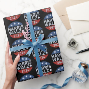 Harris Walz Walzer Harris Walz Geschenkpapier