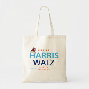 Harris Walz Weihnachts-Hoffnung für Feiertage Kama Tragetasche
