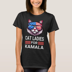 Harris Wheimer 2024 Lustige Katze Wahl Kamala Harr T-Shirt