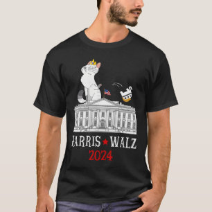 Harris Wheimer 2024 Präsidentschaftswahl Funny Cat T-Shirt