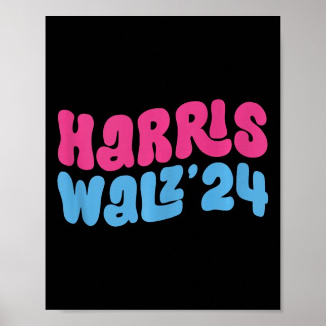 Harris Wheimer 24 Kamala Harris Frau Präsidentin 2 Poster (Vorne)