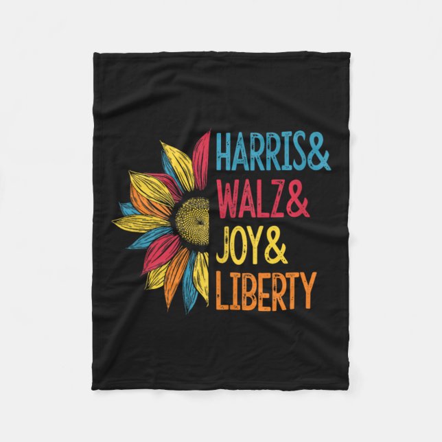 Harris Wheimer Joy Liberty - Harris Waltz 2024 Ret Fleecedecke (Vorderseite)