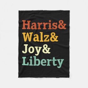 Harris Wheimer Joy Liberty - Harris Waltz 2024 Ret Fleecedecke