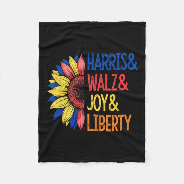 Harris Wheimer Joy Liberty - Harris Waltz 2024 Ret Fleecedecke (Vorderseite)