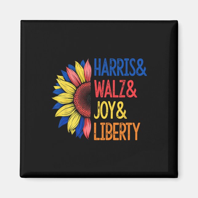 Harris Wheimer Joy Liberty - Harris Waltz 2024 Ret Magnet (Vorne)