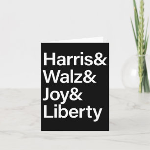 Harris Wheimer Joy Liberty Vote Kamala Harris Pres Karte