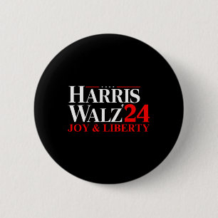Harris Wheimer Waltz 2024 Harris W Joy Liberty 1 Button
