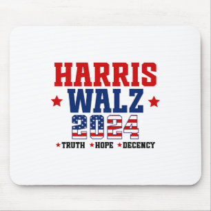 Harris Wheimer Waltz 2024 - Wahl zur Wahrheits-Hof Mousepad