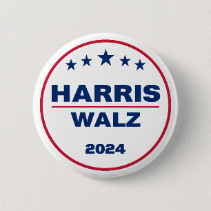 Harris Wlaz 2024 Kamala Harris Tim Walz Wahl Button