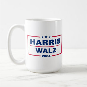 Harris Wlaz 2024 Kamala Harris Tim Walz Wahl Kaffeetasse