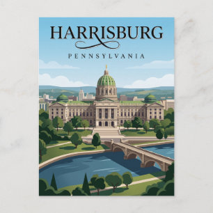 Harrisburg Pennsylvania Postkarte